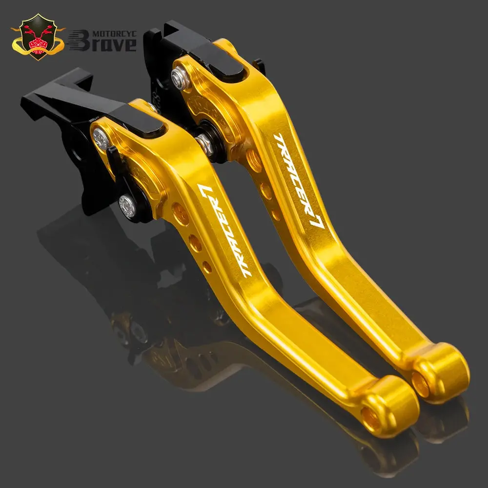 2022 For Yamaha Tracer 7 2021 Tracer 700 2016-2021 Motorcycle Short Cnc Adjustable Brake Clutch Levers Tracer700 Tracer7 17