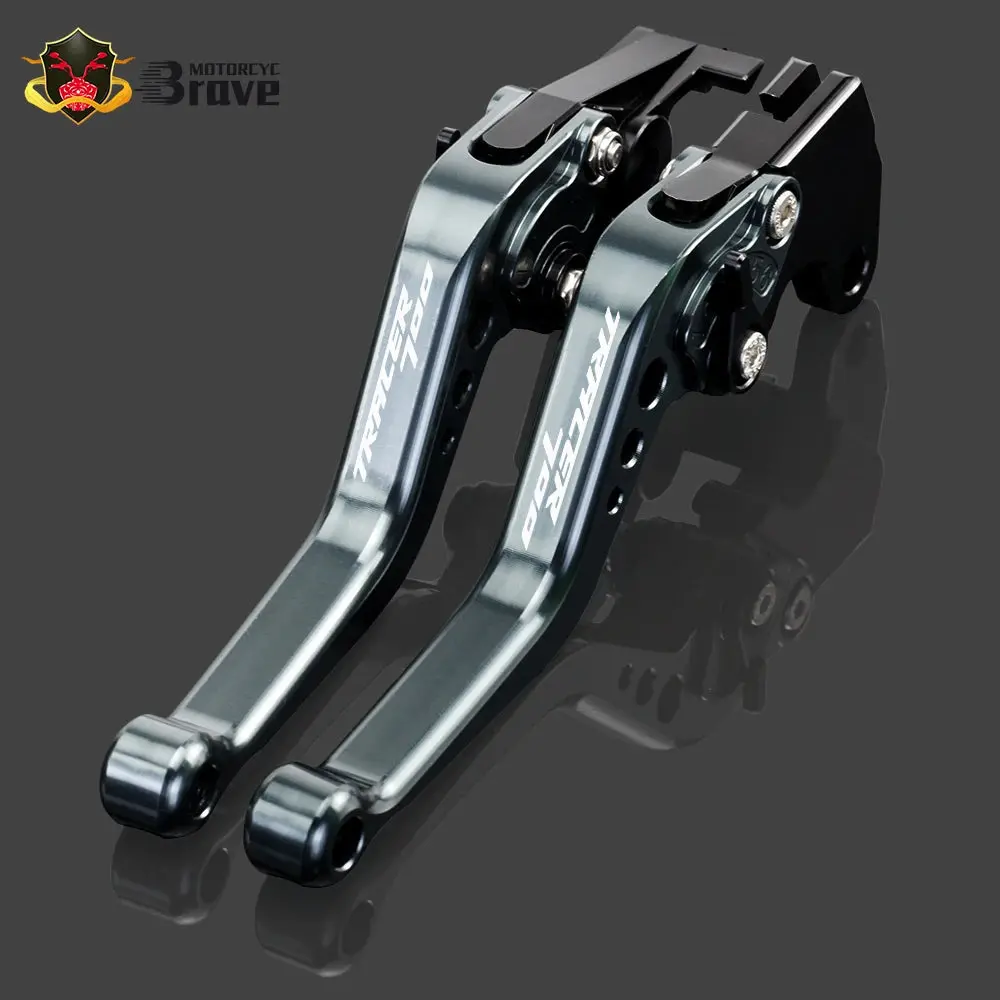 2022 For Yamaha Tracer 7 2021 Tracer 700 2016-2021 Motorcycle Short Cnc Adjustable Brake Clutch Levers Tracer700 Tracer7 24
