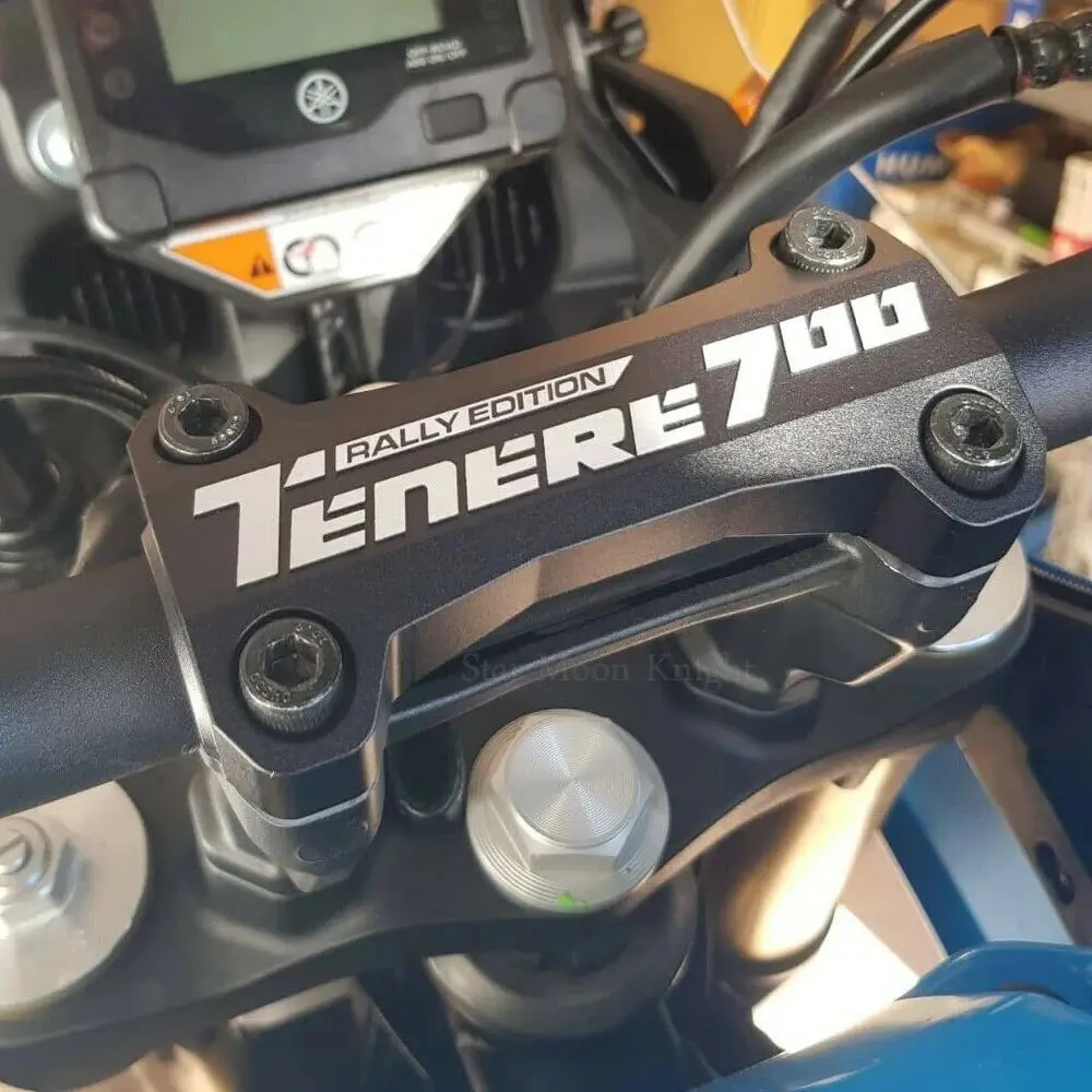 For Yamaha Tenere 700 Tenere700 Xtz Xt700z T700 T7 2019 - Motorcycle Accessories Cnc Handle Bar Handlebar Riser Top Clamps Cover 1