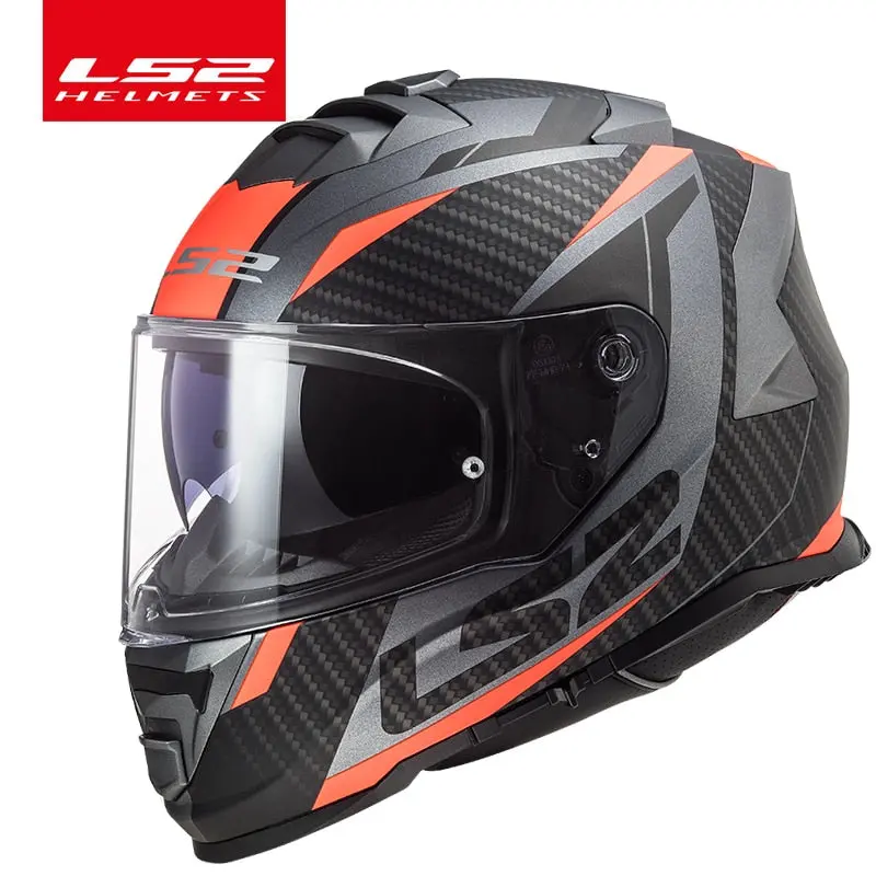 Original Ls2 Ff800 Motorcycle Helmet Ls2 Storm Full Face Helmet Kaciga Casco Moto Capacete With Fog-Free System 1