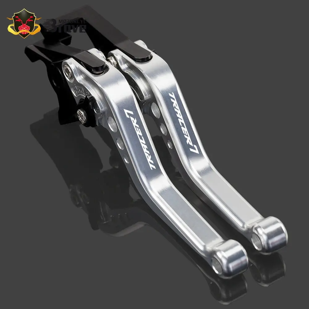 2022 For Yamaha Tracer 7 2021 Tracer 700 2016-2021 Motorcycle Short Cnc Adjustable Brake Clutch Levers Tracer700 Tracer7 9