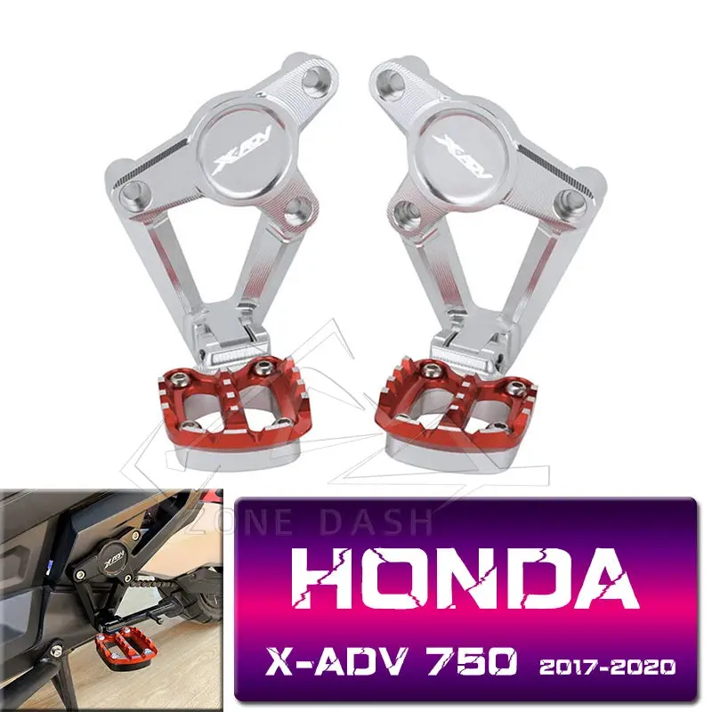 Rear Foot Stand Rearset Footrest For Honda X Adv X-Adv 750 Xadv 2017 2018 2019 2020 Motorcycle Foot Peg Pedal Passenger Rearsets 1