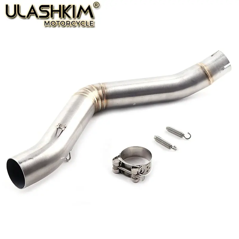 Trk502 Motorcycle Muffler Pipe   Racing Full Exhaust System Middle Link Pipe Slip On For Benelli Trk 502 Db-Killer 1