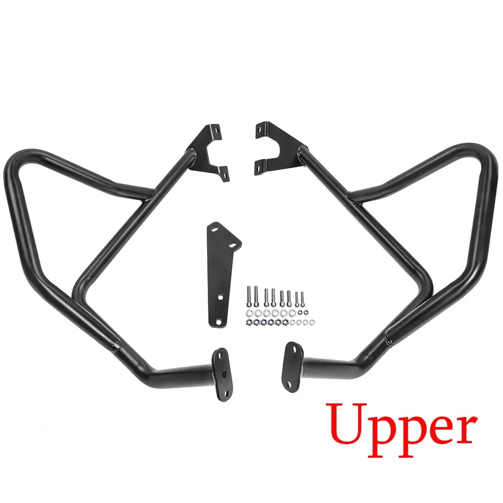 Motorcycle Lower Or Upper Crash Bars Engine Guards Frame Protector For Kawasaki Versys 650 2015 2016 2017 2018 2019 2020 2021 2