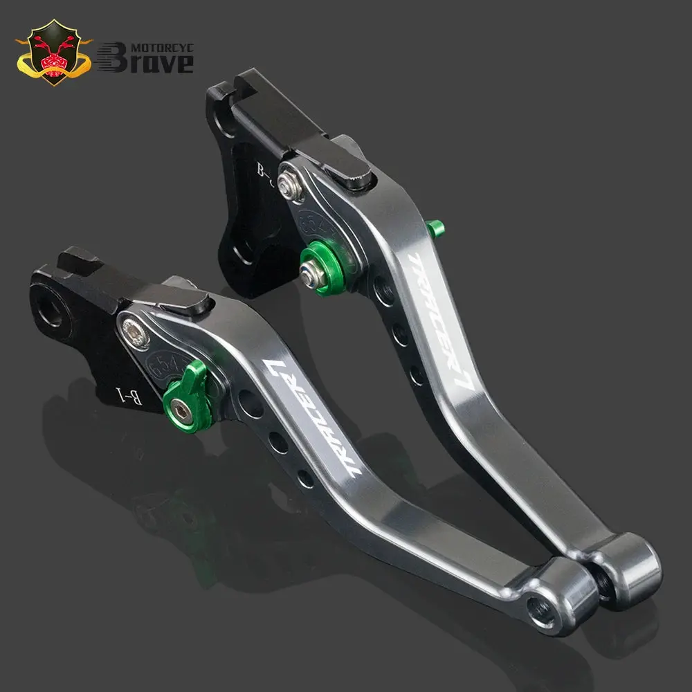 2022 For Yamaha Tracer 7 2021 Tracer 700 2016-2021 Motorcycle Short Cnc Adjustable Brake Clutch Levers Tracer700 Tracer7 10