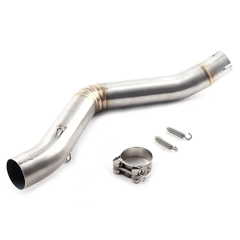 Trk502 Motorcycle Muffler Pipe Racing Full Exhaust System Middle Link Pipe Slip On For Benelli Trk 502 Db-Killer 1