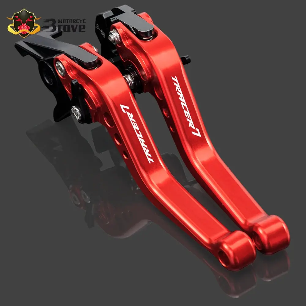 2022 For Yamaha Tracer 7 2021 Tracer 700 2016-2021 Motorcycle Short Cnc Adjustable Brake Clutch Levers Tracer700 Tracer7 13