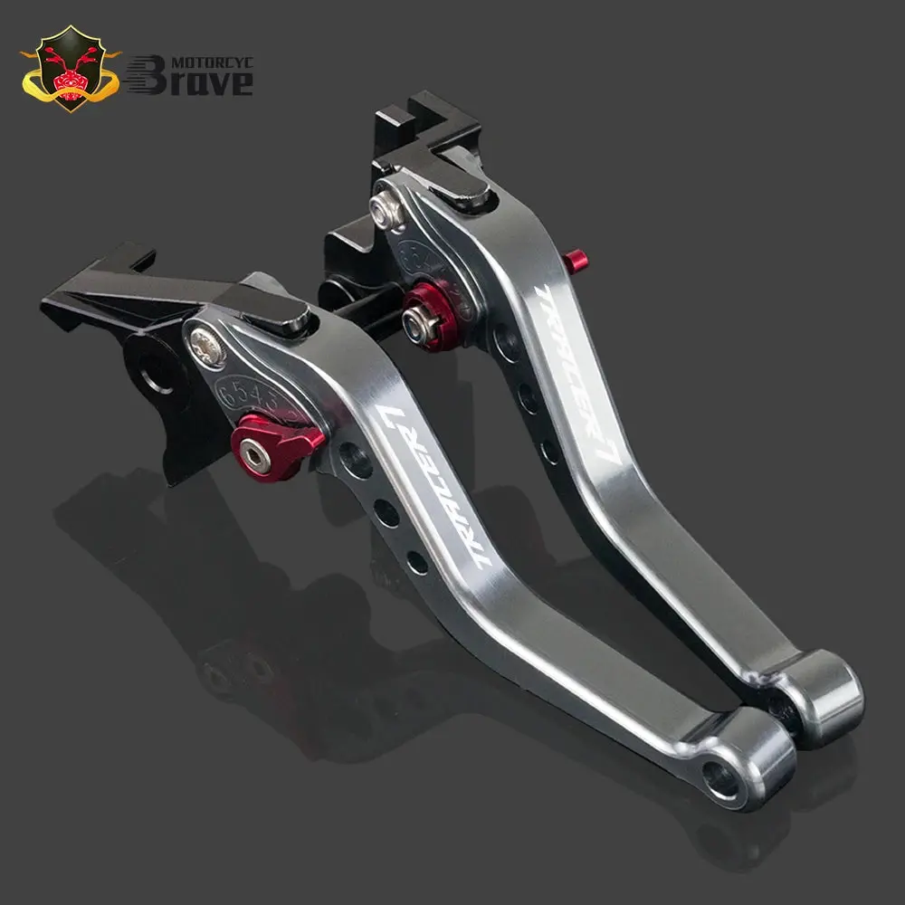 2022 For Yamaha Tracer 7 2021 Tracer 700 2016-2021 Motorcycle Short Cnc Adjustable Brake Clutch Levers Tracer700 Tracer7 11