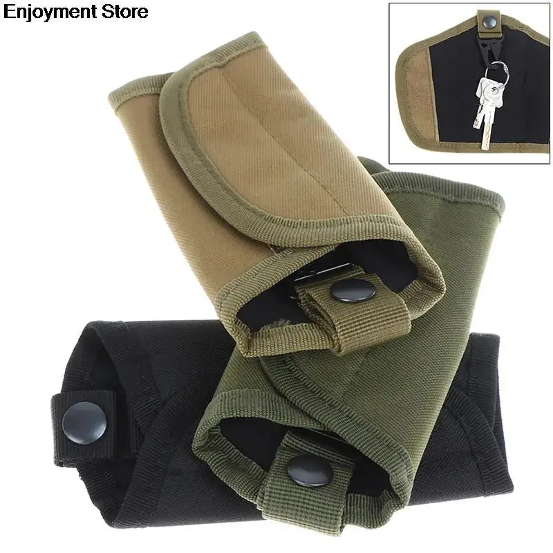 Outdoor Military Molle Pouch Belt Tactical Edc Key Wallet Small Pocket Keychain Holder Case Waist Pack Bag 1