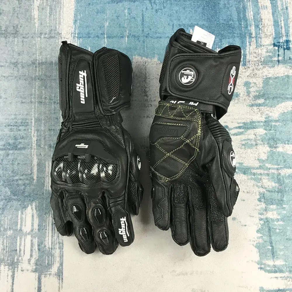 Furygan Afs 10 Motorcycle Gloves Long Knight Carbon Fiber Drop Protection Leather Wear Breathable Riding Glove 1