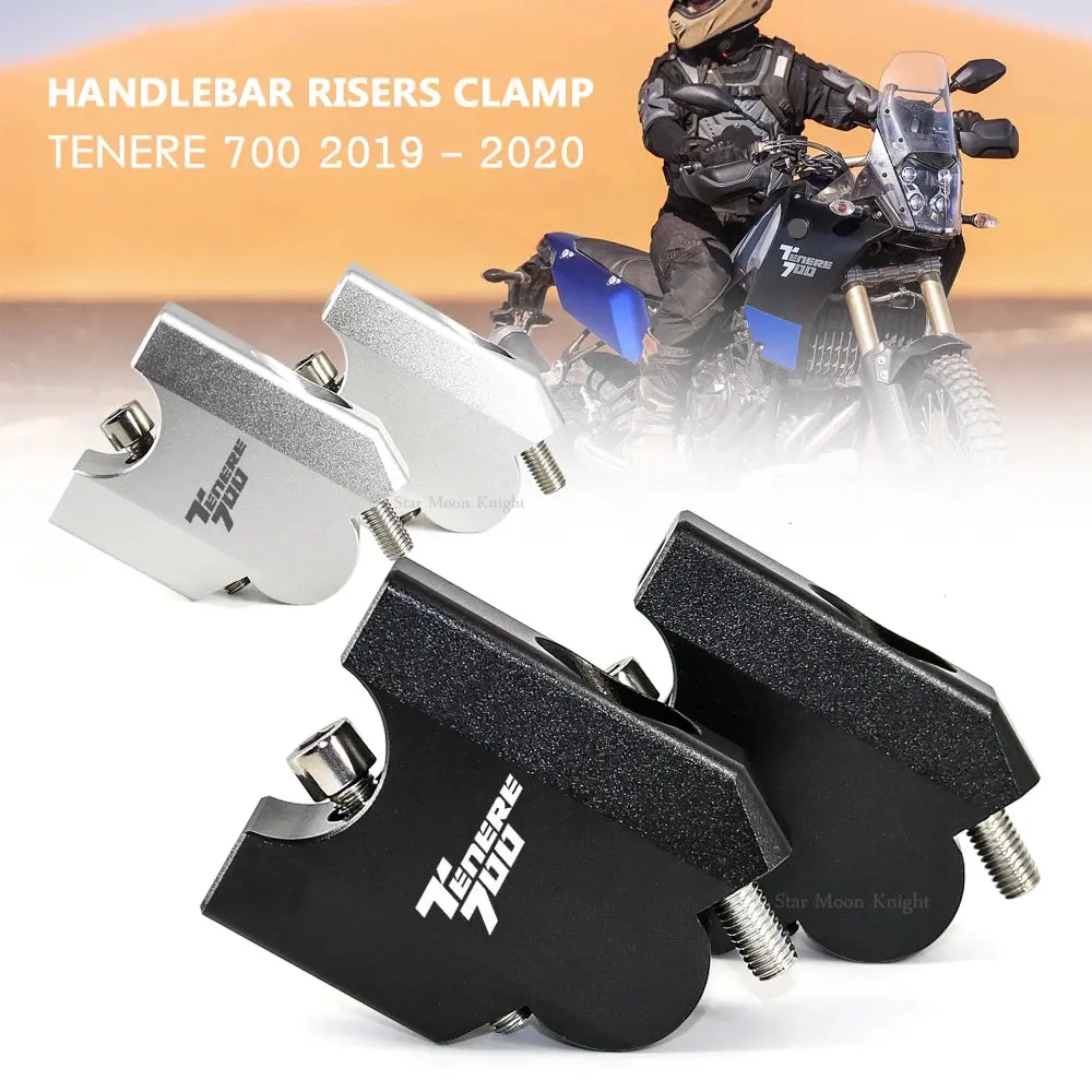 Motorcycle Handlebar Riser Handle Bar Mount Clamp Adapter For Yamaha Tenere 700 Tenere700 Xt700z Xtz 700 T7 T700 2019 - 1