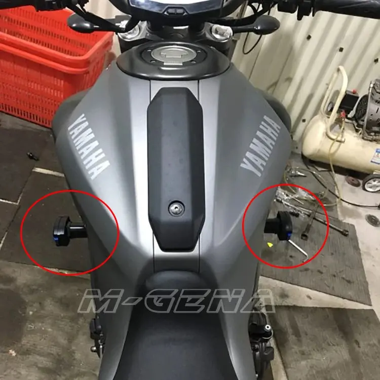 Cnc Crash Pad Frame Slider Protection Guard For Mt-07 Mt07 Mt 07 2015 2016 2017 2018 2019 2020 2021 2022 15 16 17 18 19 20 21 22 6