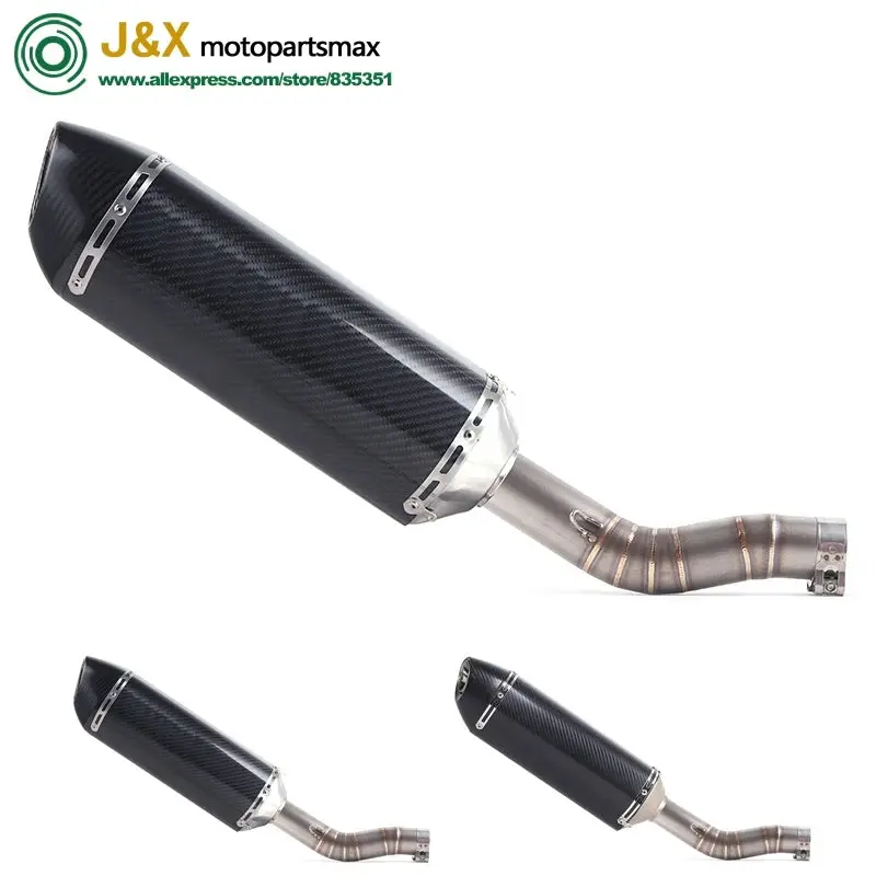 Slip On For Suzuki Gsxr1000 Gsx R1000 Gsxr 1000 Motorcycle Exhaust Adapter Middle Link Pipe Escape Muffler Tube Exhaust 2