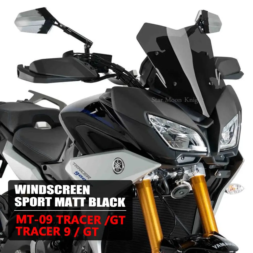 Windscreen Windshield Deflector Protector Wind Screen Fit For Yamaha Mt-09 Tracer Mt09 Tracer 900 Gt 2018 - 2021 Tracer 9 Gt 1