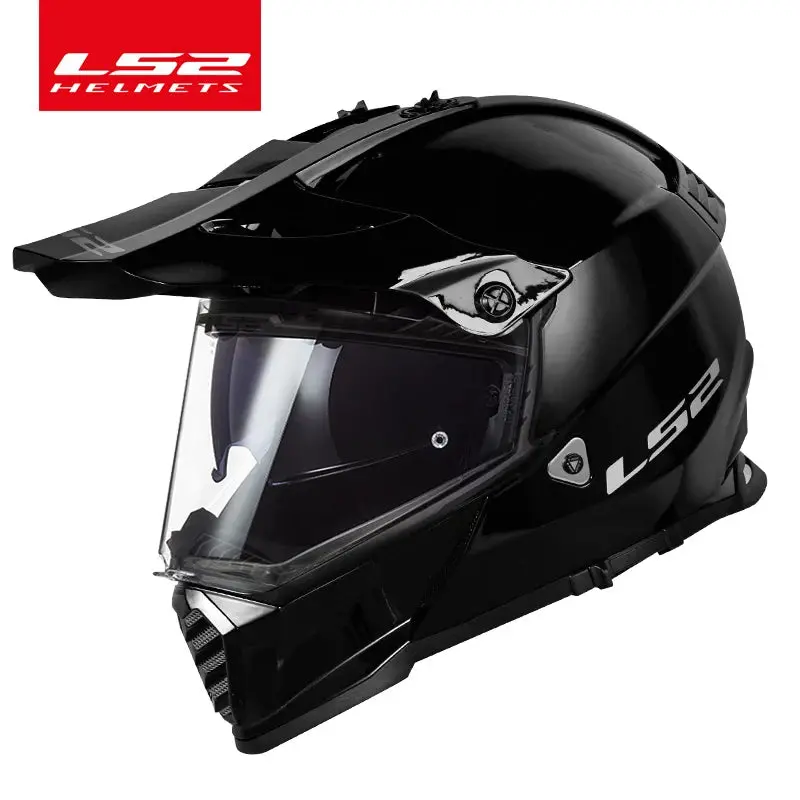 Ls2 Pioneer Evo Motocross Helmet Double Lens Ls2 Mx436 Off-Road Motorcycle Helmets Capacete Moto Casco Casque 1