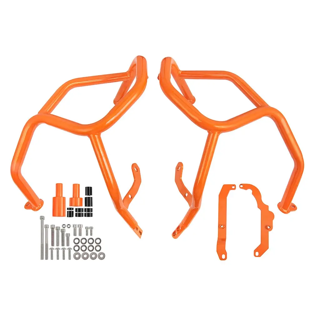 Motorcycle Accessories Engine Guard Crash Bars Bumper Frame Protector Fairing For Ktm 790 Adventure R 790 Adv 2019-2023 Black Us 3