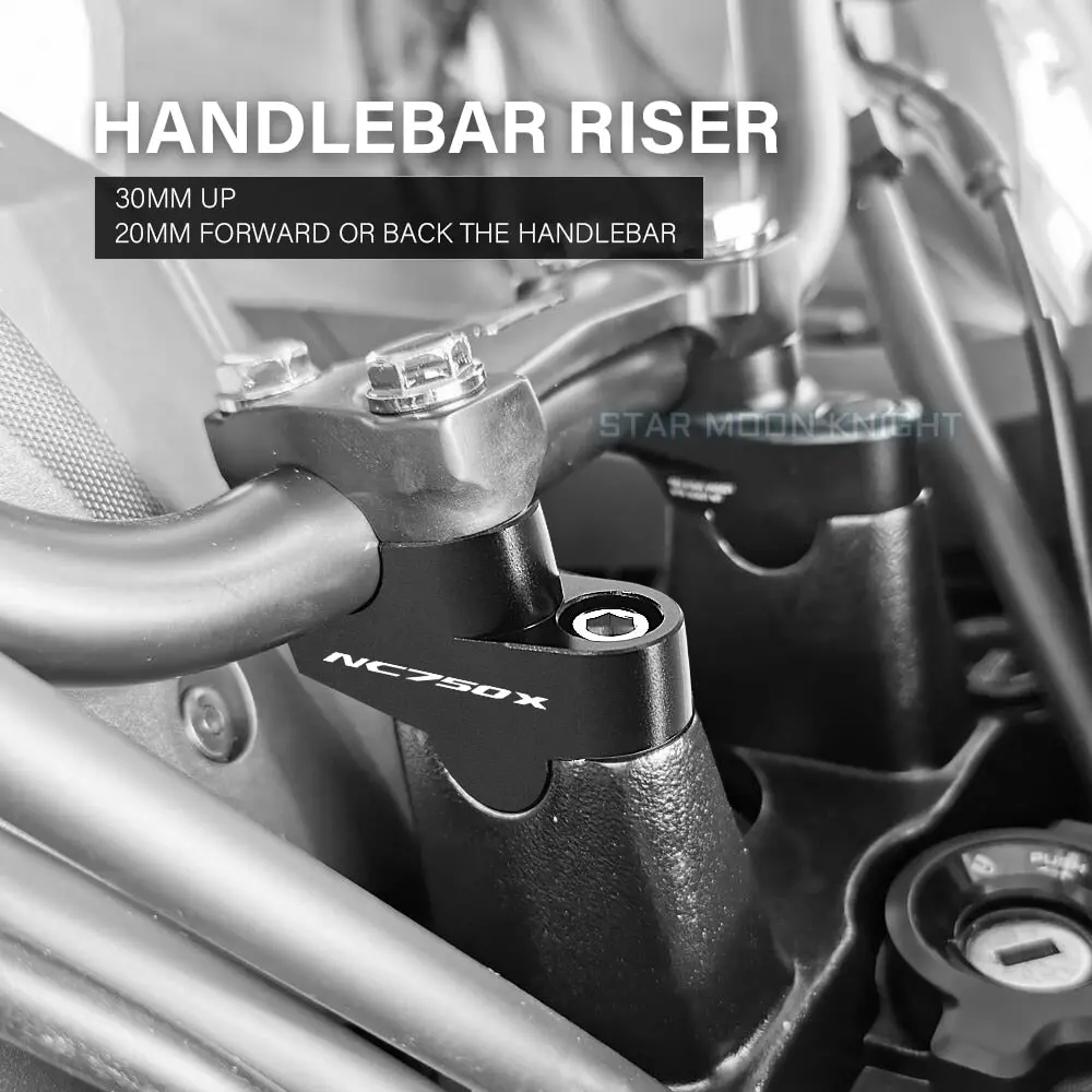 For Honda Nc 750 X Nc750x 2016 - 2021 Cb500x Cb500f Cb300f Motorcycle Accessories Riser Lifting Handlebar Clamp Handlebar Riser 1