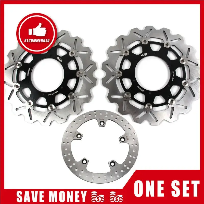 Arashi 1 Set For Bmw F 800 Gs 2009 - 2015 Cnc Front Rear Brake Disc Brake Rotors 2010 2011 2012 2013 2014 F800gs F800 Gs F700gs 10