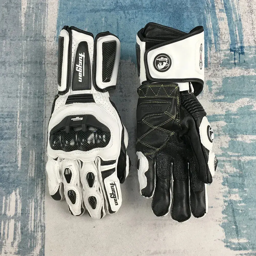Furygan Afs 10 Motorcycle Gloves Long Knight Carbon Fiber Drop Protection  Leather Wear Breathable Riding Glove 1