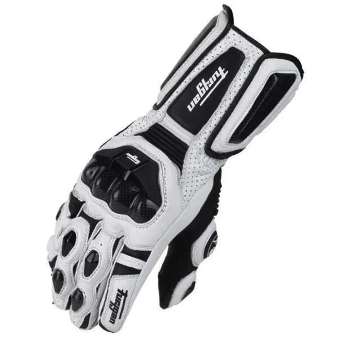Furygan Afs 10 Motorcycle Gloves Long Knight Carbon Fiber Drop Protection Leather Wear Breathable Riding Glove 5