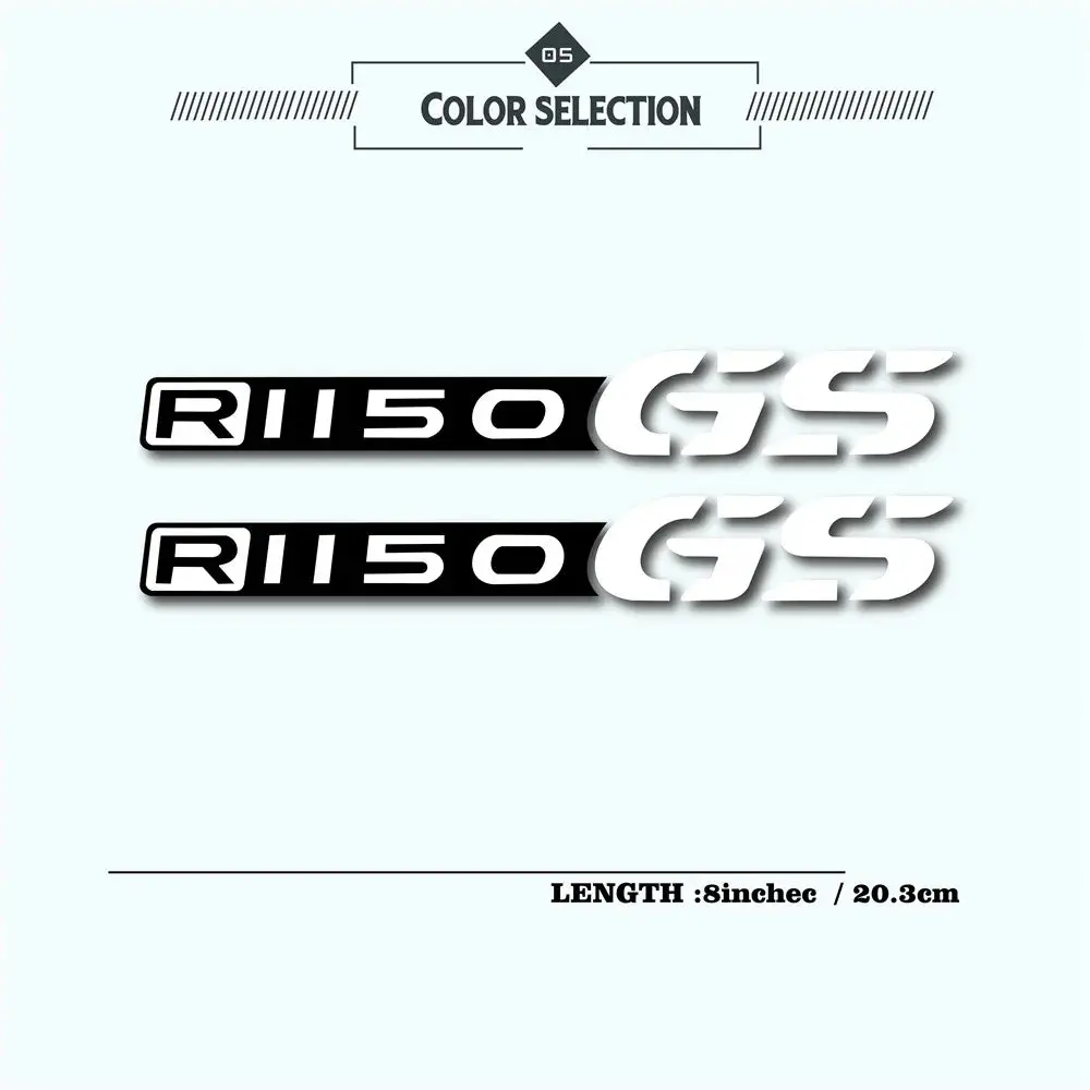 New Motorcycle Bicycle Reflective Waterproof Wheel Logo Fuel Tank Sticker Logo For Bmw R1150gs R 1150 Gs R1150gs R1150 Gs 5