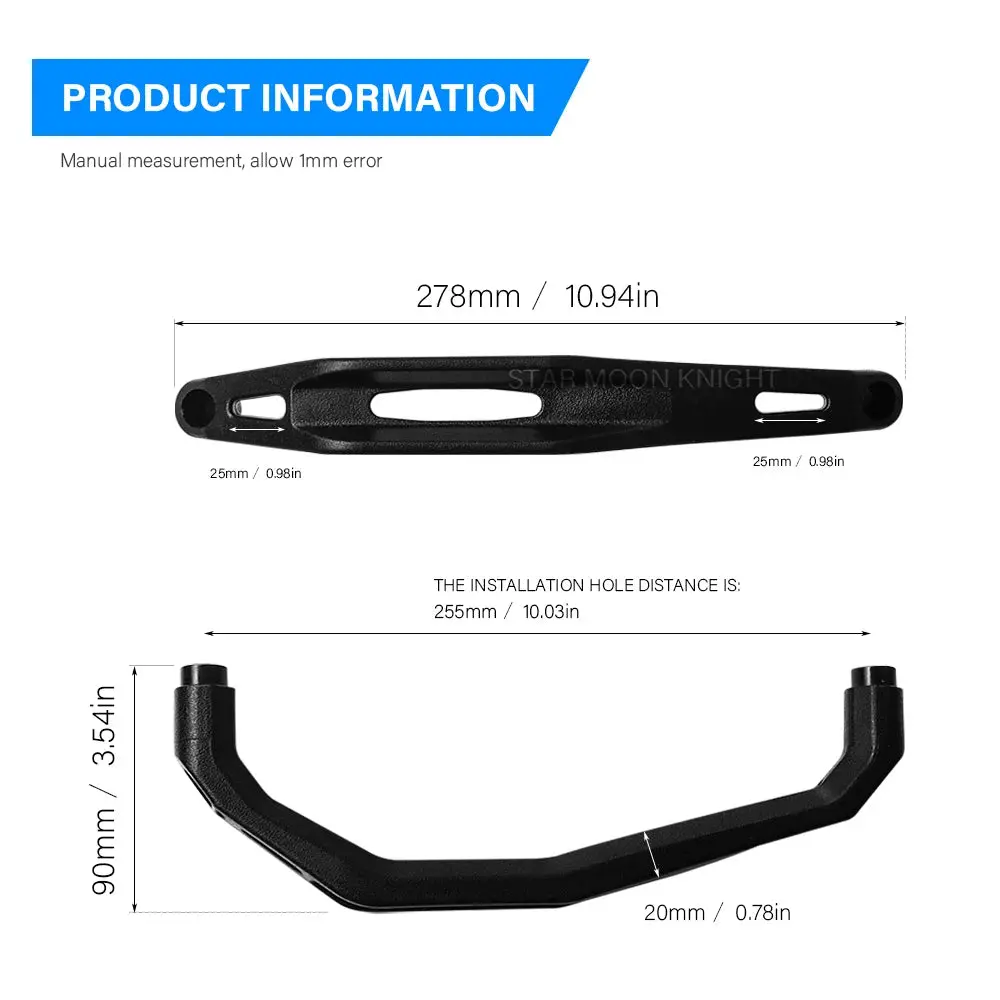 For Yamaha Tenere 700 Tenere700 Xt700z Xt 700 Z Motorcycle Accessories Passenger Rear Grab Handle Seat Hand Handle Grab Bar Rail 5