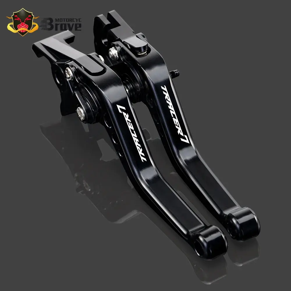 2022 For Yamaha Tracer 7 2021 Tracer 700 2016-2021 Motorcycle Short Cnc Adjustable Brake Clutch Levers Tracer700 Tracer7 19
