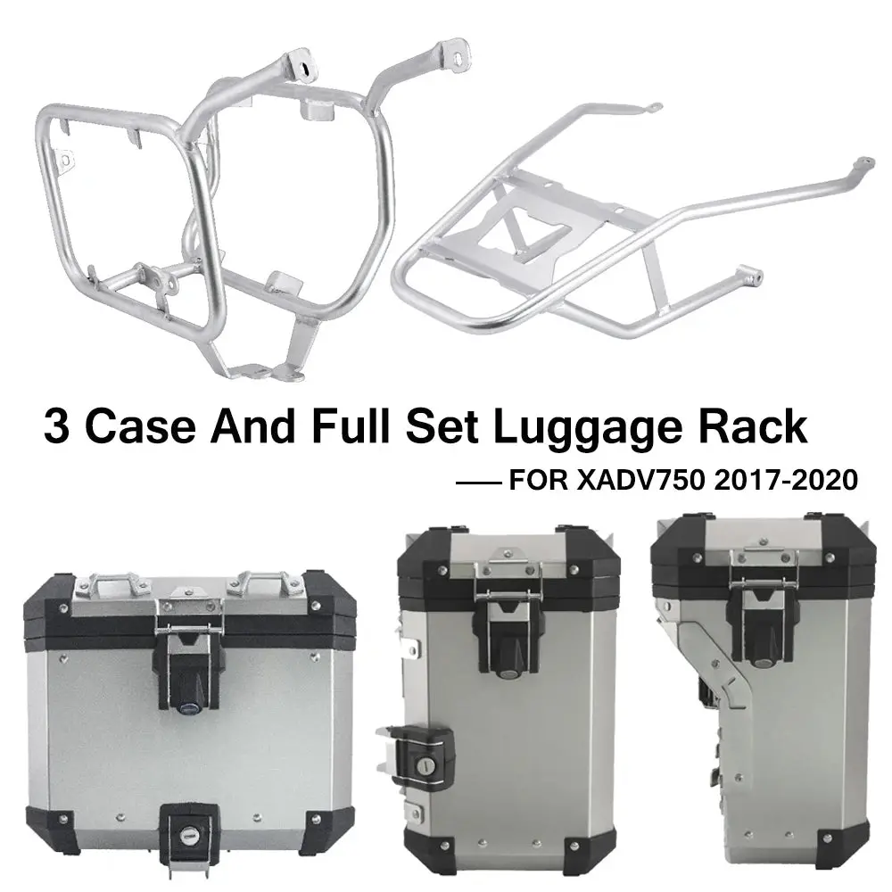 Luggage Box Rack For Honda Xadv750 X Adv 750 X-Adv750 2021 2022 2023 Motorcycle Top Case Tail Box Rear Pannier Saddlebag Bracket 5
