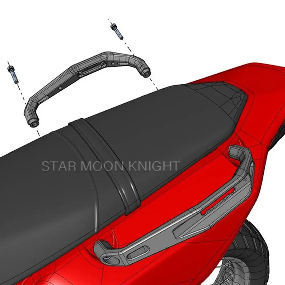 For Yamaha Tenere 700 Tenere700 Xt700z Xt 700 Z Motorcycle Accessories Passenger Rear Grab Handle Seat Hand Handle Grab Bar Rail 6