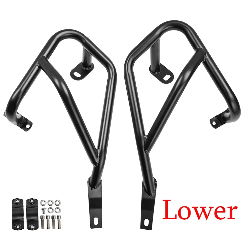 Motorcycle Lower Or Upper Crash Bars Engine Guards Frame Protector For Kawasaki Versys 650 2015 2016 2017 2018 2019 2020 2021 3