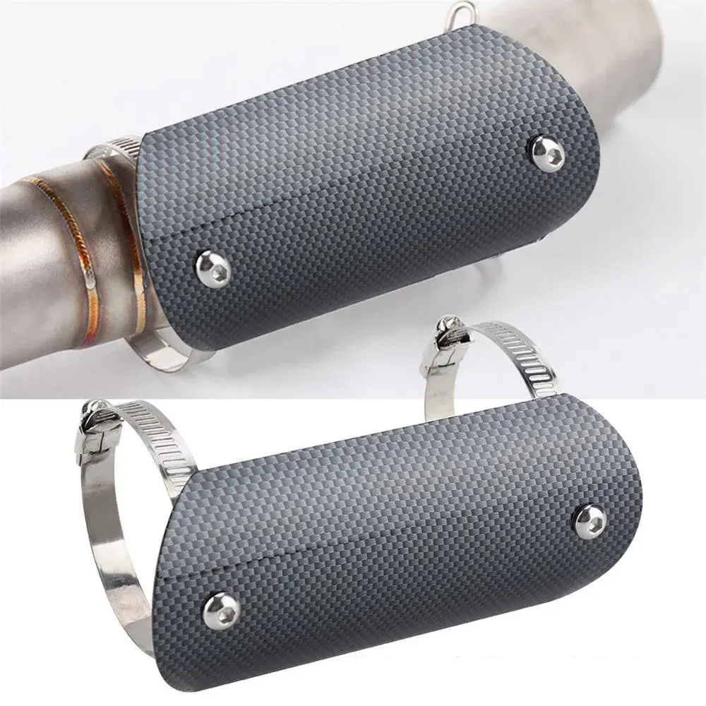 Universal Motorcycle Exhaust Middle Pipe Heat Shield Link Tube Protector Cover Heel Anti-Scalding Guard Motorbike Accessories 1