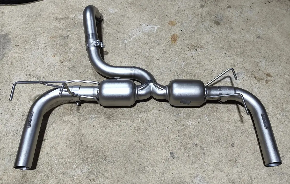 Abarth 500/595 Ragazzon Stainless Steel Rear Silencer Straight Pipe 1