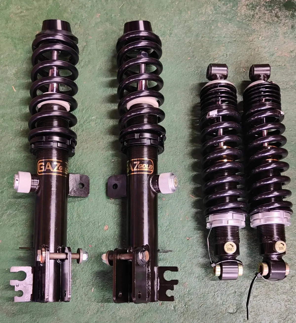 Abarth 500 595 695 Gaz Gold Coilover Suspension Kit 1