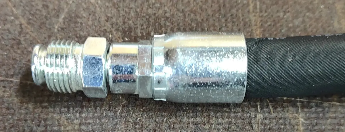 5/8-18 Unf Straight Male Power Steering Hose Fitting 1