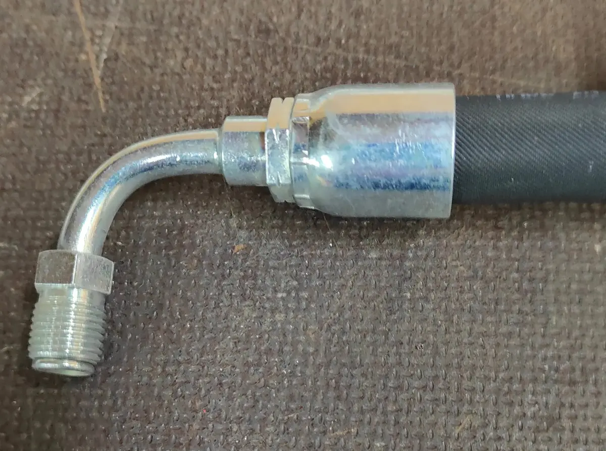 1/2-20 Unf 90° Male Power Steering Hose Fitting 1