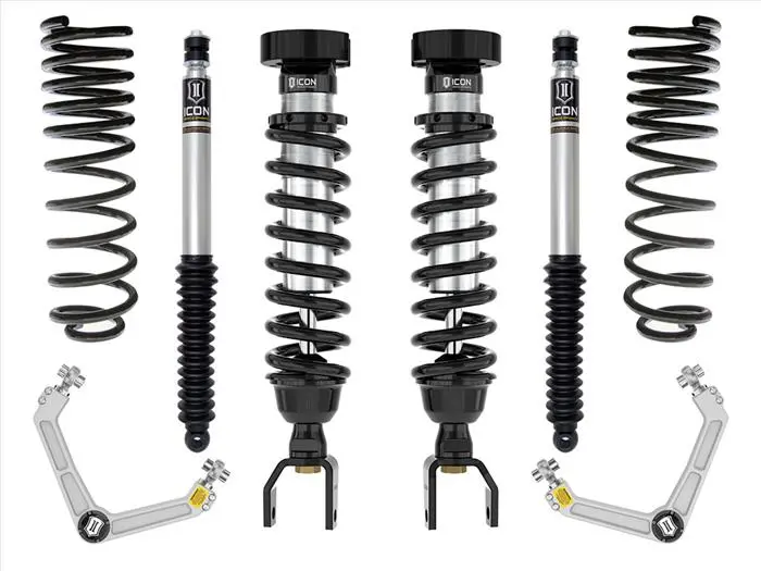 Icon | 2019+ Dodge Ram 1500 Stage 2 Suspension System With Billet Upper Control Arms | 2-3 Inch 1