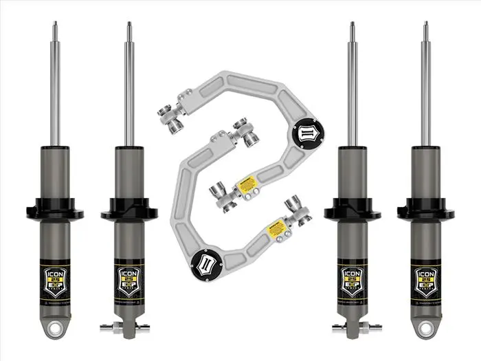 Icon | 2021+ Ford Bronco Hoss 2.0 Stage 2 Suspension System With Billet Uca | 0-2 Inch 1