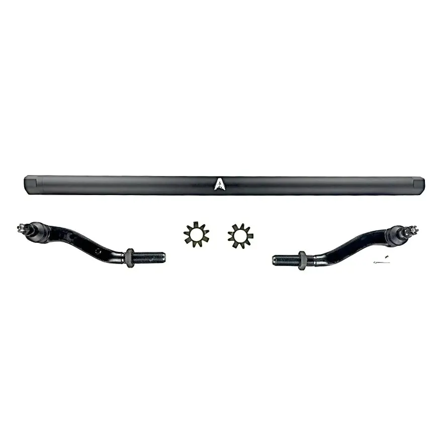 Apex Chassis | Jeep Wrangler Jl / Gladiator Jt 2.5 Ton Tie Rod Assembly - Dana 44 - Black Aluminum 1