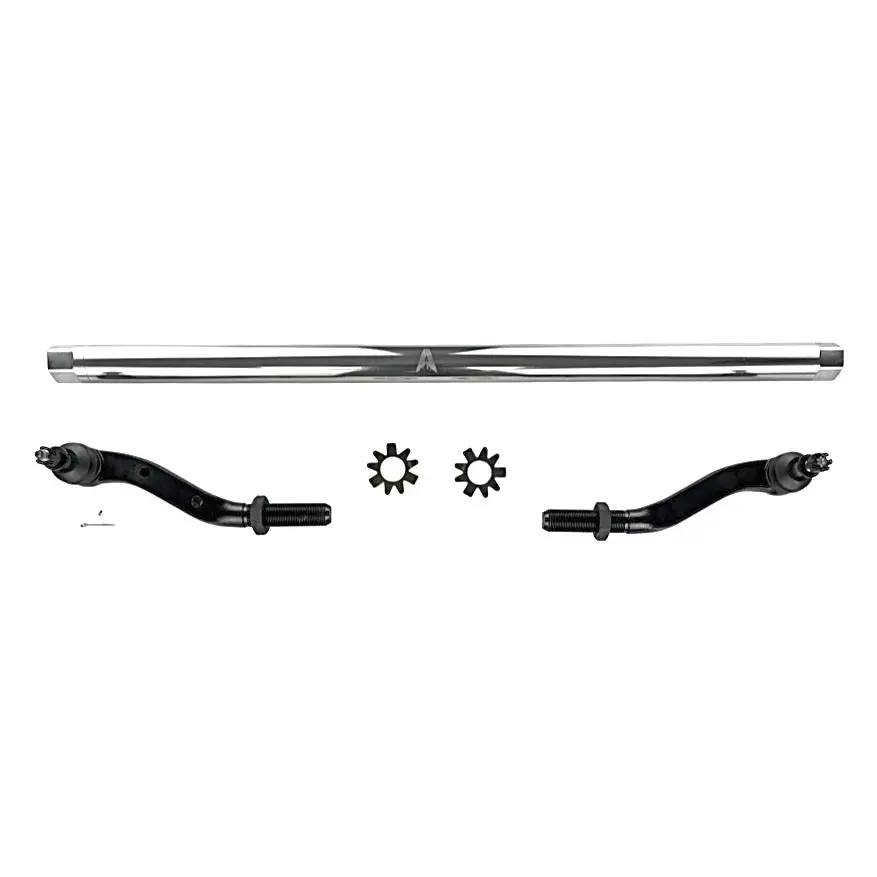 Apex Chassis | Jeep Wrangler Jl / Gladiator Jt 2.5 Ton Tie Rod Assembly - Dana 44 - Polished Aluminum 1