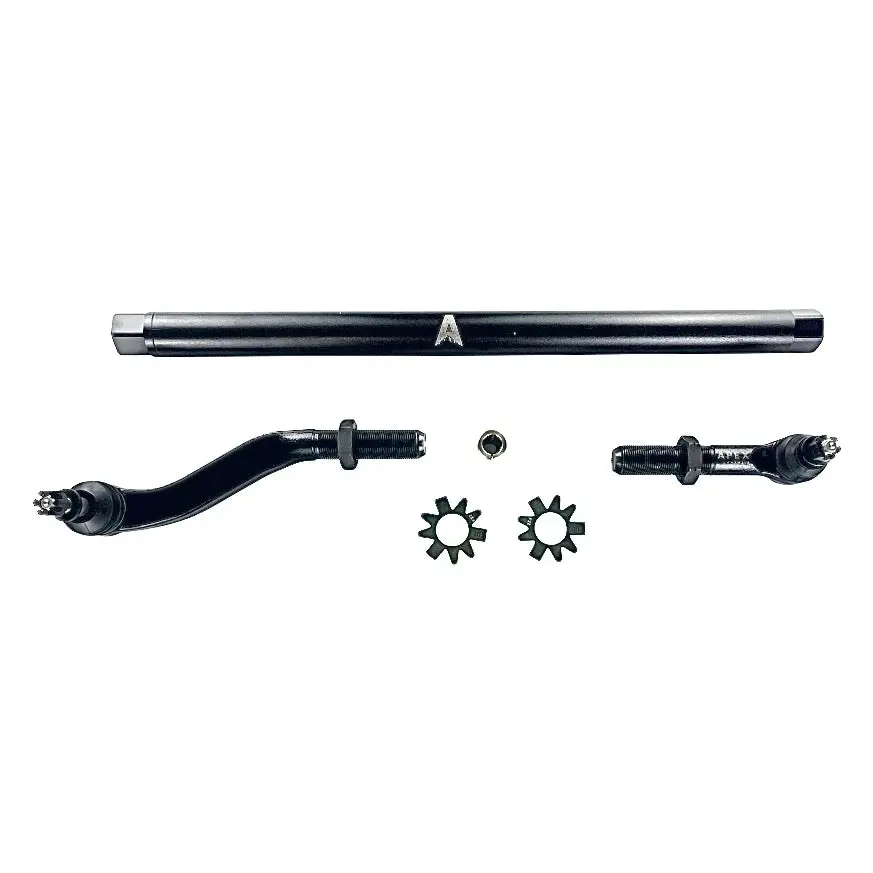 Apex Chassis | 2007-2018 Jeep Wrangler Jk 2.5 Ton Drag Link Assembly - Yes Flip - Steel 1