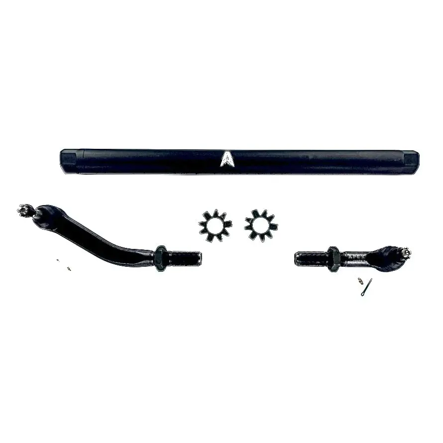 Apex Chassis | 2007-2018 Jeep Wrangler Jk 2.5 Ton Drag Link Assembly - No Flip - Black Aluminum 1