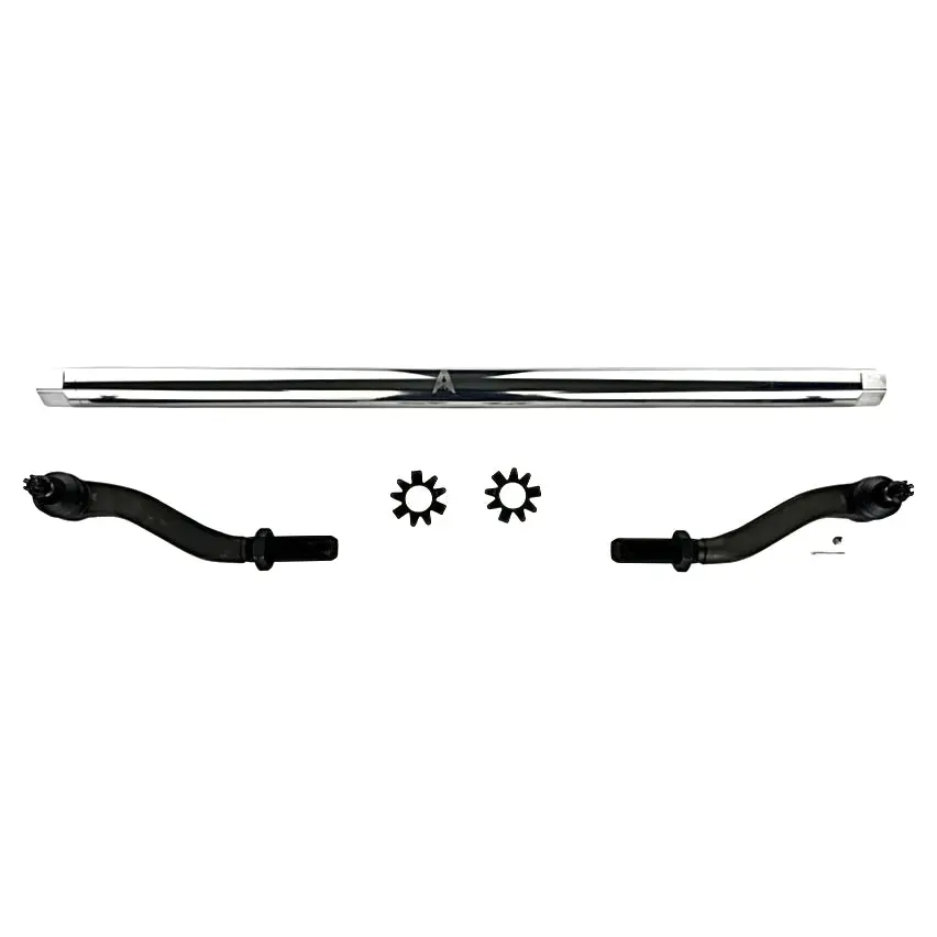 Apex Chassis | 2007-2018 Jeep Wrangler Jk 2.5 Ton Tie Rod Assembly - Polished Aluminum 1