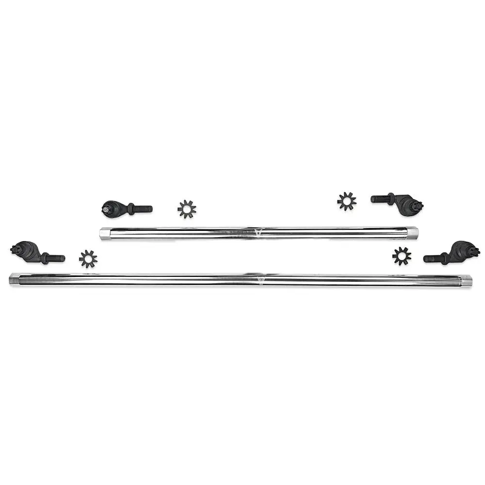 Apex Chassis | 2007-2018 Jeep Wrangler Jk 1 Ton Steering Kit - Polished Aluminum 1