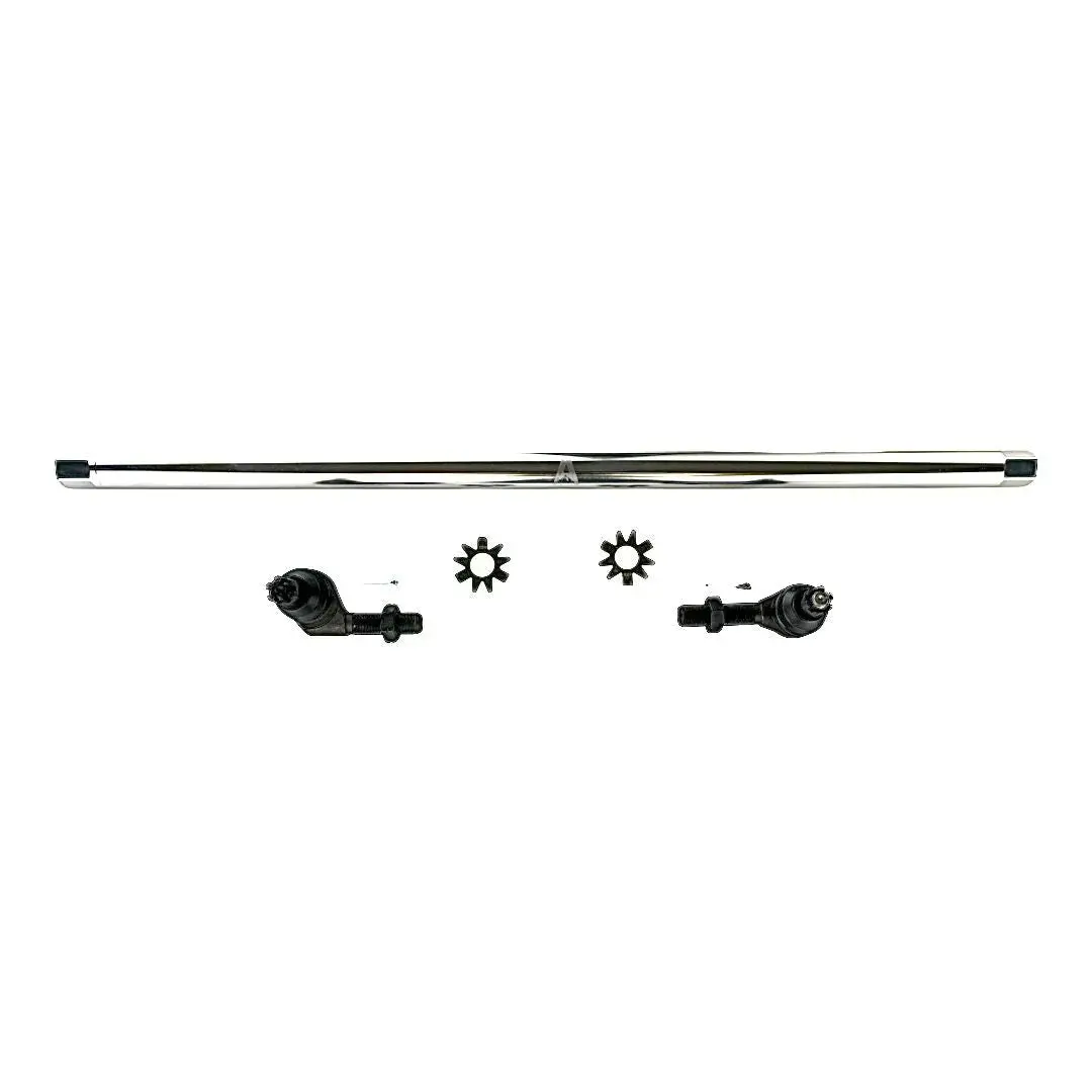 Apex Chassis | 2007-2018 Jeep Wrangler Jk 1 Ton Drag Link Kit - No Flip - Polished Aluminum 1
