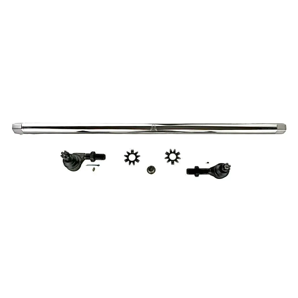 Apex Chassis | 2007-2018 Jeep Wrangler Jk 1 Ton Drag Link Kit - Yes Flip - Polished Aluminum 1