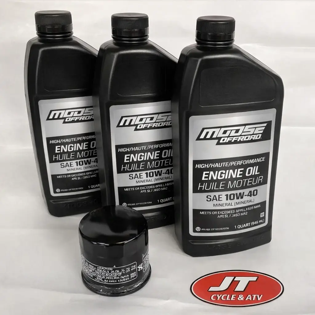 Suzuki King Quad 700/750 Oil Change Tune Up Kit – Moose Offroad Oil + Filter – 2005–2020 1