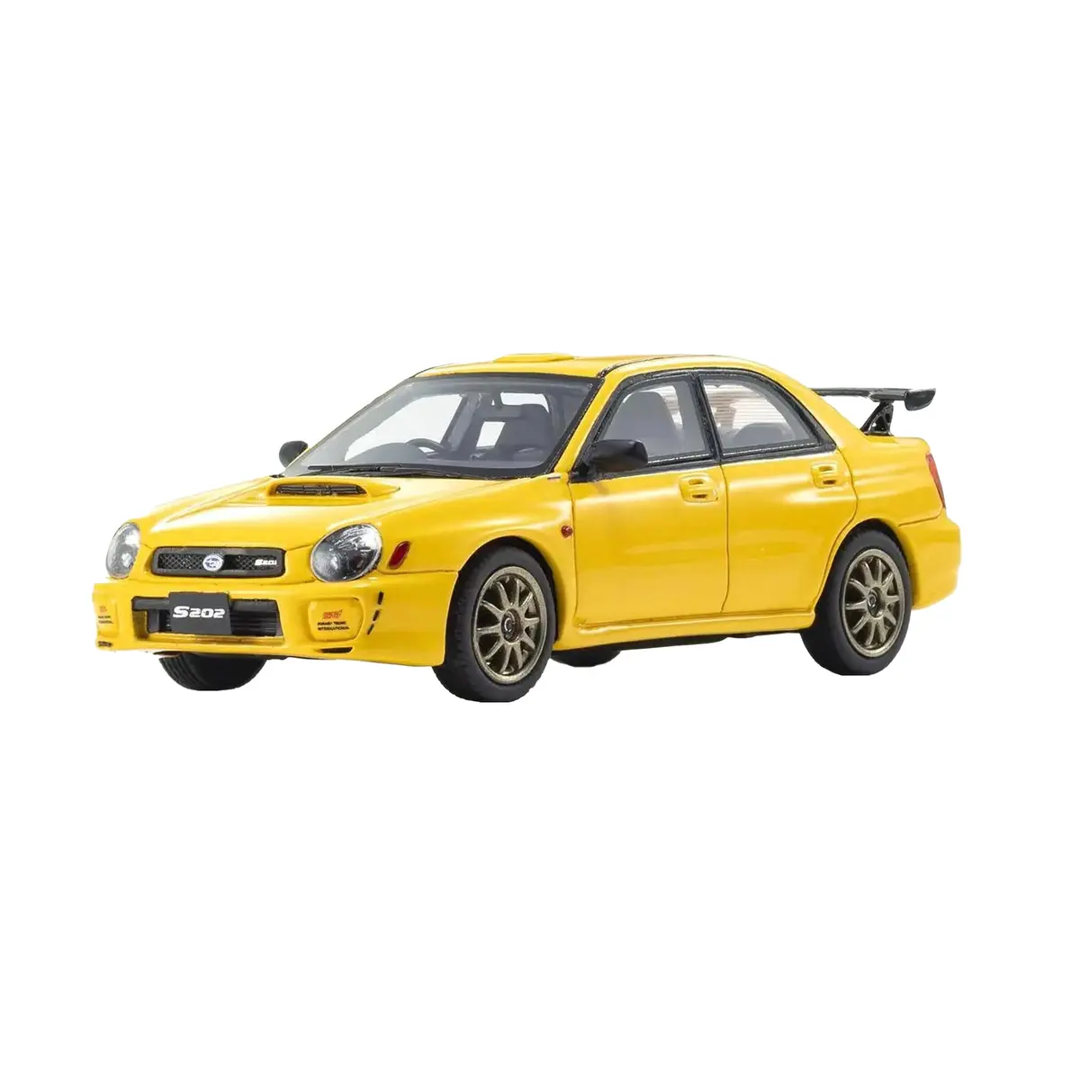 Kyosho | S202 Subaru Impreza Yellow | 1:43 Diecast Car 1
