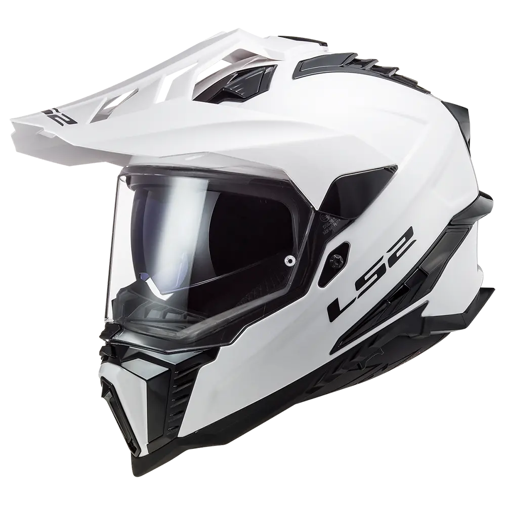 Ls2 Mx701 Explorer Helmet (Solid White) 1