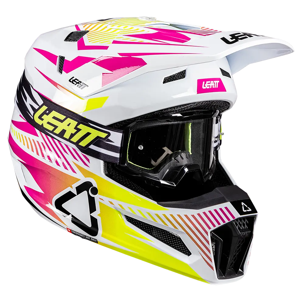 Leatt Moto 3.5 Helmet And 3.5 Goggles (Pink V26) 1