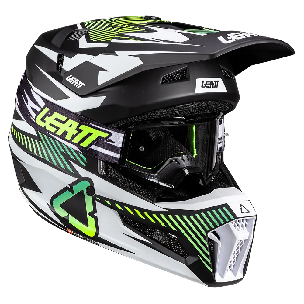 Leatt Moto 3.5 Helmet And 3.5 Goggles (Teal V26) Matt 1